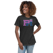 Load image into Gallery viewer, PH LOGO WOMANS TEE (PURPLE/NAVY)
