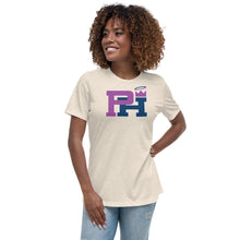Load image into Gallery viewer, PH LOGO WOMANS TEE (PURPLE/NAVY)

