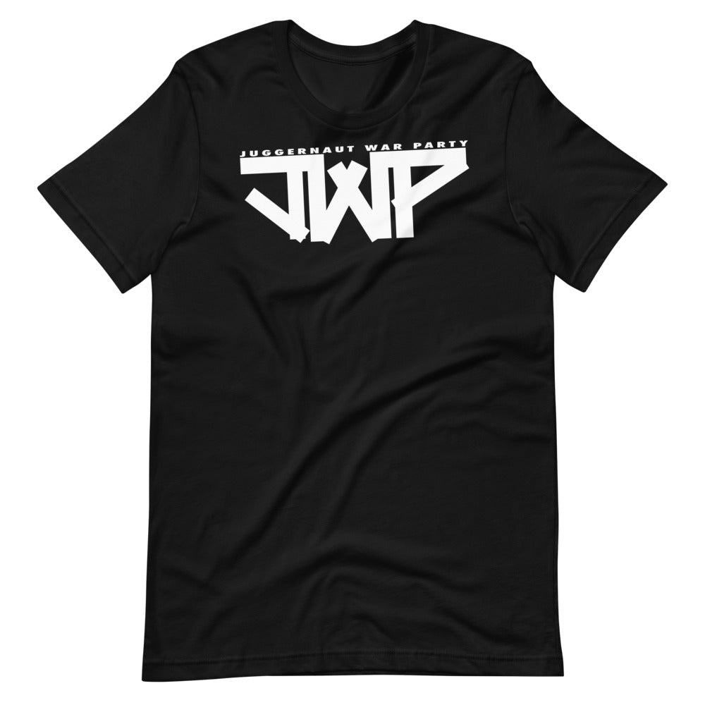 JWP white logo tee