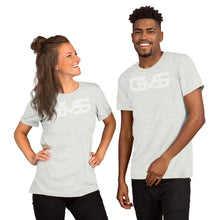Load image into Gallery viewer, GMS LOGO white Unisex t-shirt
