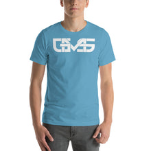 Load image into Gallery viewer, GMS WHITE LOGO Unisex t-shirt
